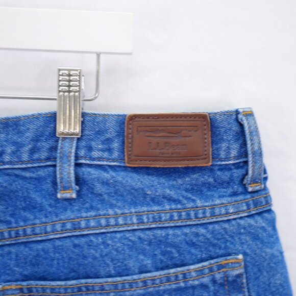 L.L. Bean Classic Fit Blue Denim High Rise Jeans 44 / 29 Tagged 44 / 30 - Picture 6 of 9